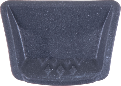 Supertech R10 Chin Vent Plug - Rubber - Black