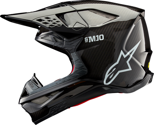Supertech M10 Helmet - Solid - MIPS® - Gloss Black Carbon - XS