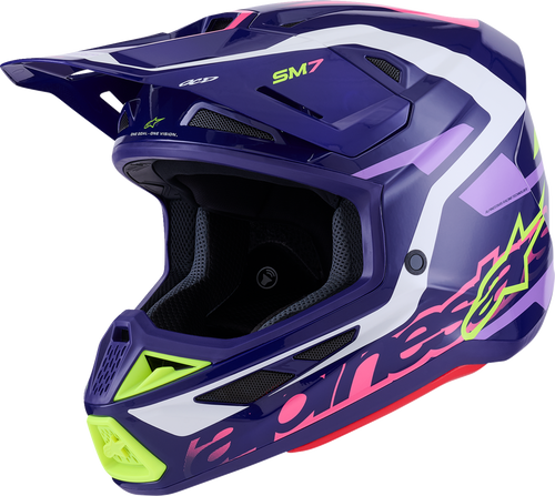 SM7 Helmet - Deed - Gloss Purple/Pink - Large