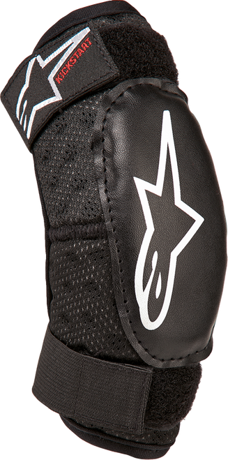 Youth Bionic Action Kickstart Guards - Elbow - Black/Red - 7/9