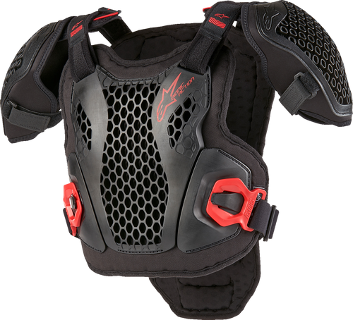 Youth Bionic Action Guard - Black/Red - L/XL
