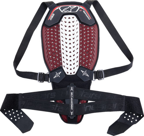 Nucleon Plasma Back Protector - Black/White/Red - XS