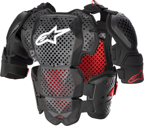 A-10 v2 Full Roost Guard - Black/Red - XL/2XL