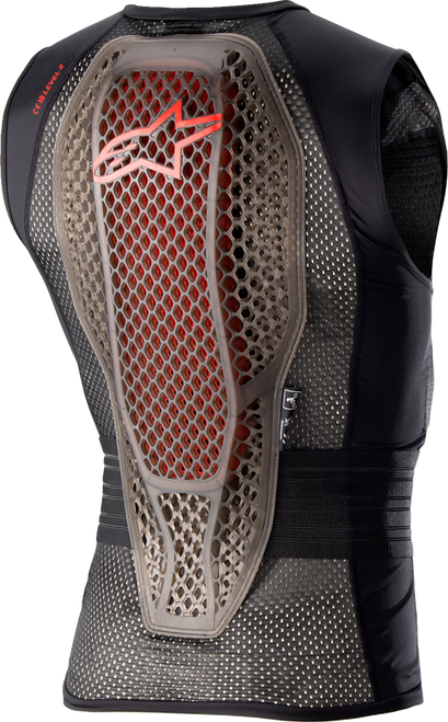 Nucleon Flex Pro Protection Vest - Black/Red - Small