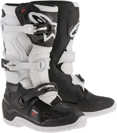 Youth Tech 7S Boots - Black/White - US 5 / EU 38