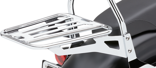 Sissy Bar Luggage Rack - Chrome - Tubular