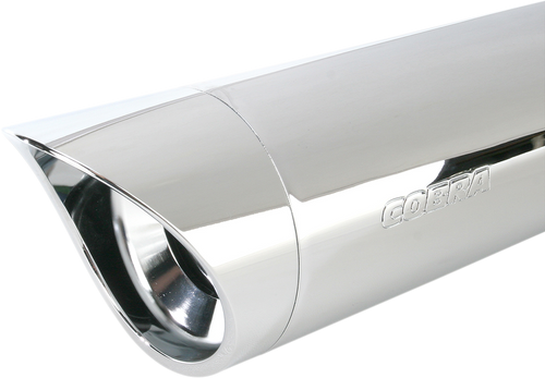 Scalloped Muffler - Chrome