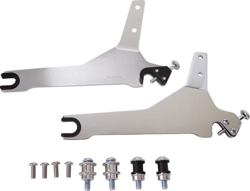 Backrest Kit - 14" - Chrome - Softail - 1501-0607