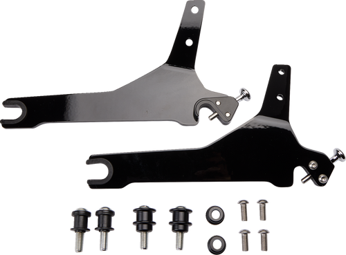 Backrest Kit - 14" - Black - Softail - 1501-0608