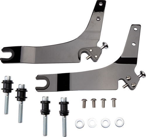 Backrest Kit - 14" - Black - FLHC/S - 1501-0606