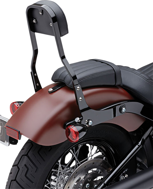 Backrest Kit - 14" - Black - Softail