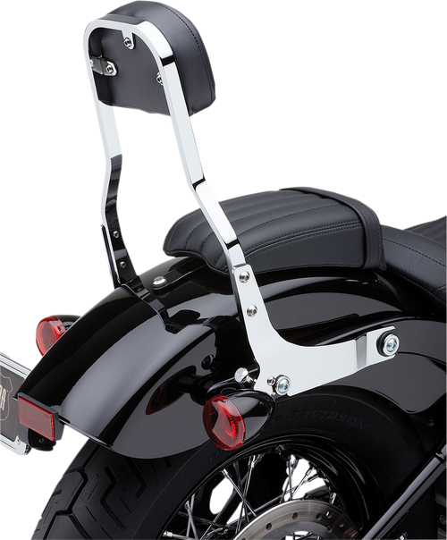 Backrest Kit - 14" - Chrome - Sportster