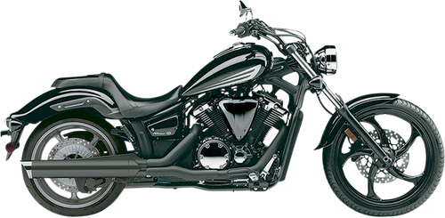 Scalloped Muffler - Black - '11-'17 Stryker