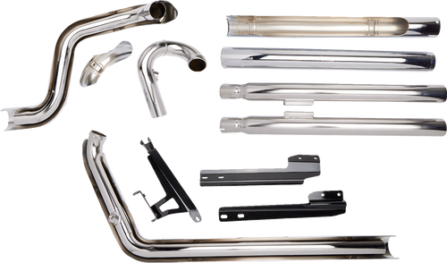 True Dual Exhaust - Billet Tip - '12-'17 Softail