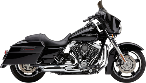 Turn Out 2-into-1 Exhaust System - Chrome