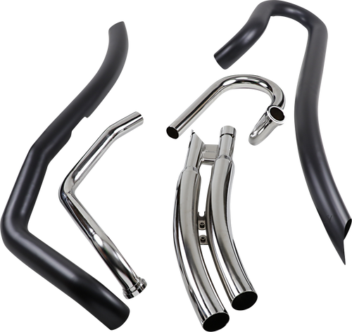 Speedster Swept Exhaust - Black - M109R