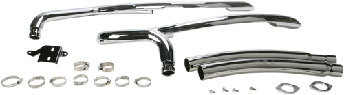 Speedster Swept Exhaust - Chrome - M90