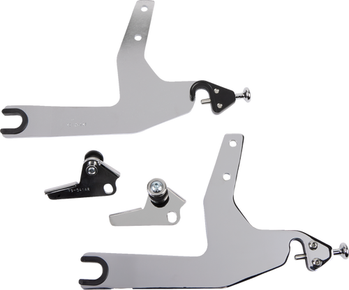 Backrest Kit - 14" - Chrome - Softail - 1501-0555