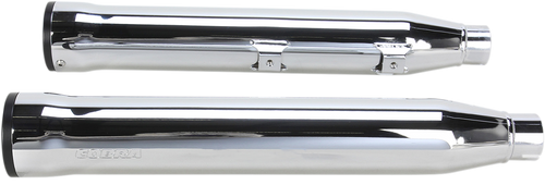 3" RPT Mufflers for '07-'17 Softail - Chrome