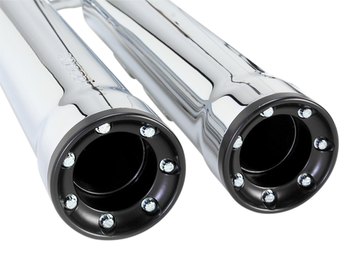 3" RPT Mufflers - Chrome - 1801-0709