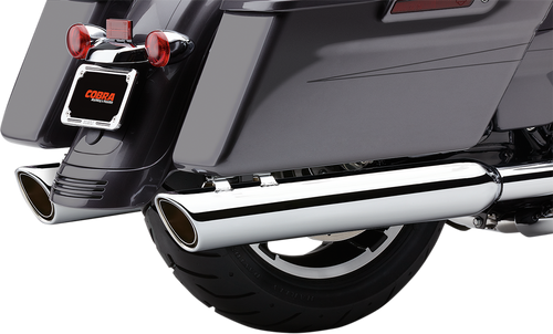 909 4" Mufflers - Chrome - '95-'16 Bagger