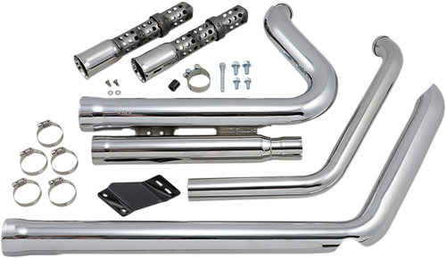 909 Exhaust - Chrome - '12-'17 Softail