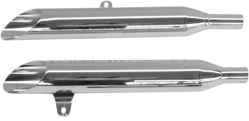 Slashcut Mufflers - Chrome - Roadstar 1600/1700