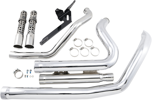909 Exhaust - Chrome - '07-'13 XL
