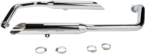 Classic Slashcut Exhaust - Chrome - Shadow Spirit