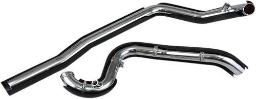 True Dual Headpipes - Black - '07-'08 FL