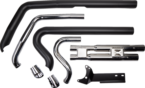 Speedster Slashdown Exhaust - Dyna '12-'17 - 1800-1400