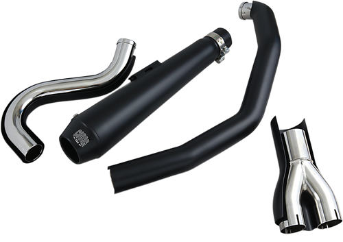 El Diablo Exhaust - Black - '88-'06 Softail