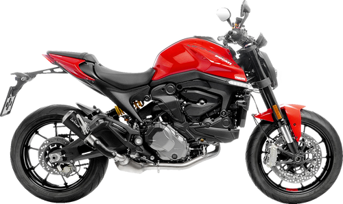 LV-10 Slip-On Muffler - Black