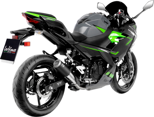 LV Corsa S Black Edition Slip-On Muffler - Kawasaki Ninja 400/500