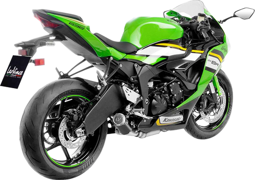 LV Corsa S Black Edition Slip-On Muffler - Kawasaki ZX-6R