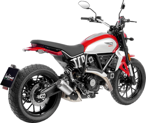 LV-10 Slip-On Muffler - Matte - Stainless Steel - 1811-4639