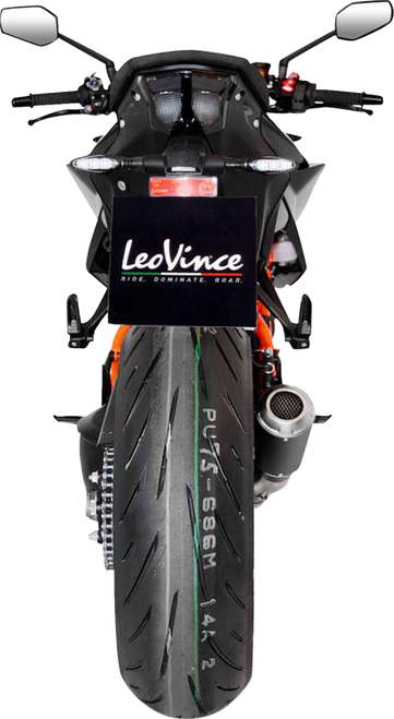 LV-10 Slip-On Muffler - Black Stainless Steel - 1811-4127