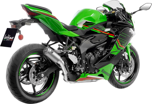 LV Corsa S Slip-On Muffler - Titanium - Kawasaki ZX-4R/RR
