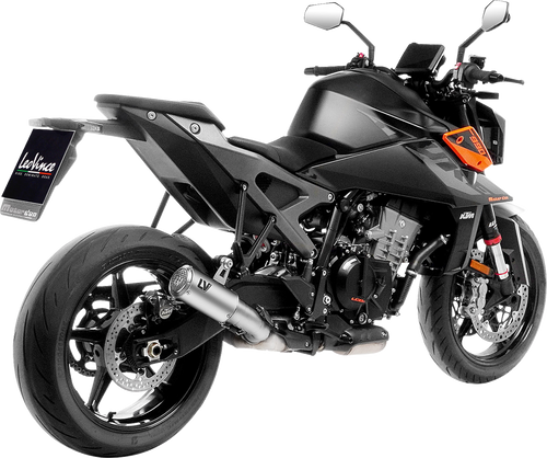 LV Corsa S Slip-On Muffler - Titanium - KTM 990 Duke