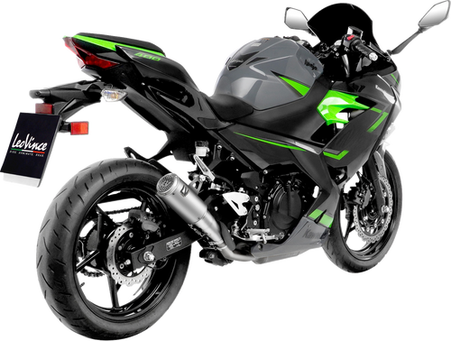 LV Corsa S Slip-On Muffler - Titanium - Kawasaki Ninja 400/500