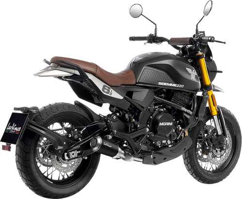 LV-10 Slip-On Muffler - Black Stainless Steel