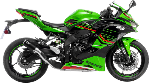 LV Corsa S Black Edition Slip-On Muffler - Kawasaki ZX-4R/RR