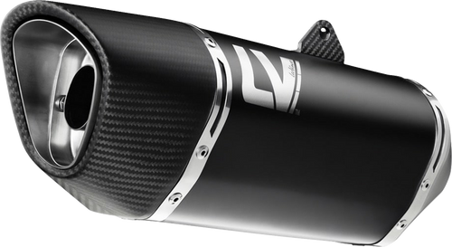 LV-14 R Exhaust System - 3-into-1 - Black - Street Triple 766 R/RS
