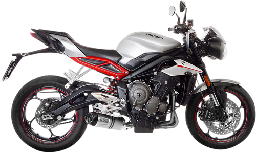 LV One Evo Muffler - Stainless Steel - Street Triple 765
