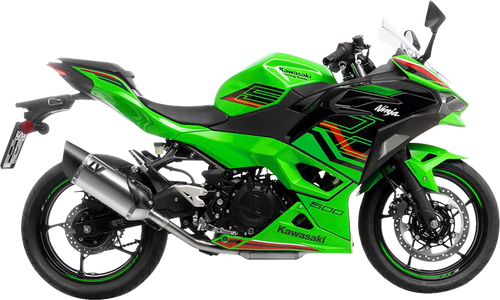 LV-14 R Slip-On Muffler - Stainless Steel - Z/Ninja 400/500