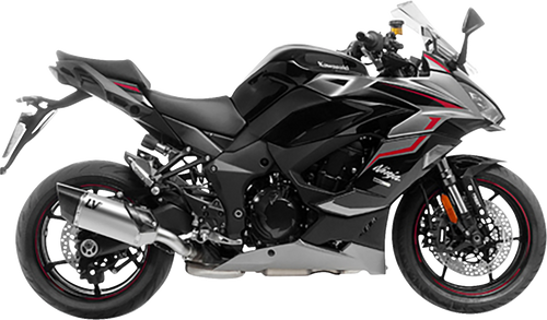 LV-14 R Slip-On Muffler - Stainless Steel - Ninja 1000 SX