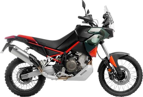 LV-14 Slip-On Muffler - Stainless Steel - Aprilia Tuareg 660