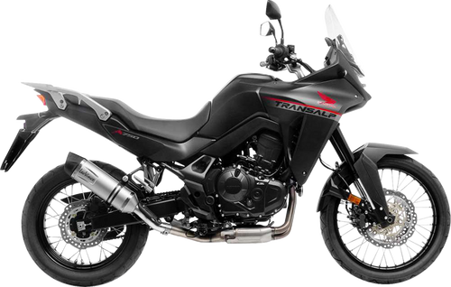 LV One Slip-On Muffler - Stainless Steel - Honda XL750 Transalp