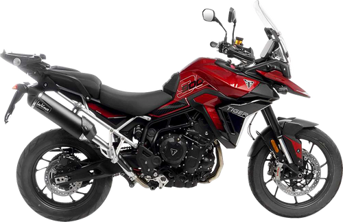 LV One EVO Slip-On Muffler - Black Edition - Tiger 900