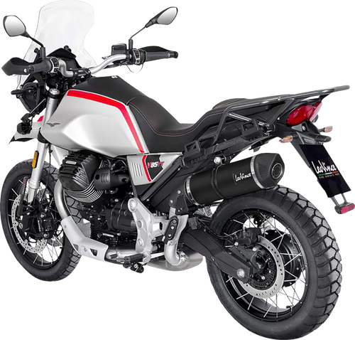 LV One EVO Slip-On Muffler - Black - V85 TT